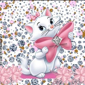 COPY - 20oz Aristocats Marie tumbler. NWOT! Hand wash only. Custom made to order